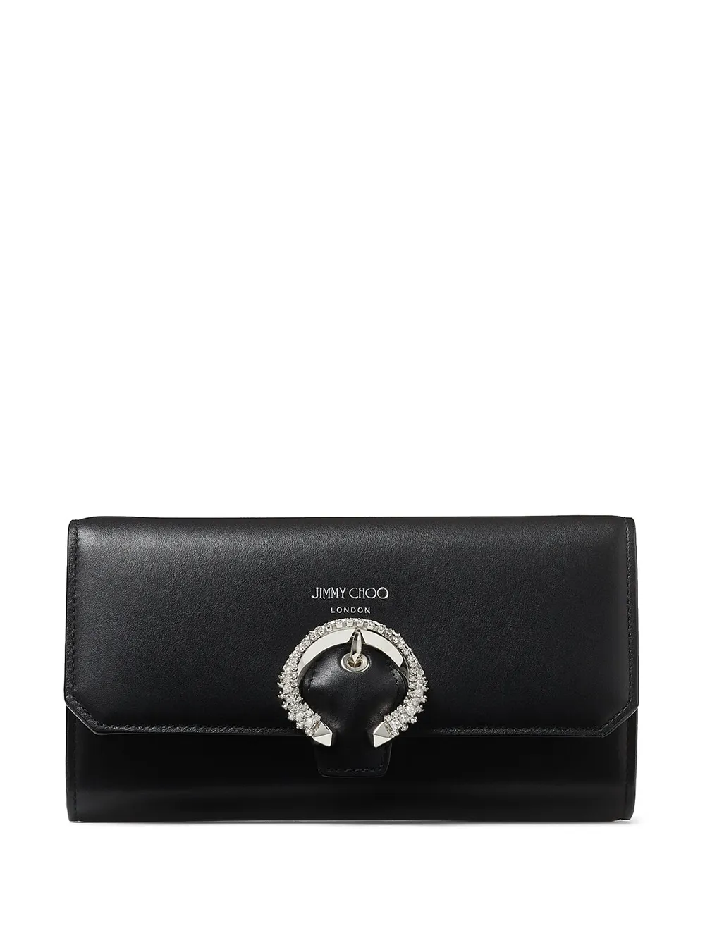 Jimmy Choo Wallet crystal-buckle Clutch Bag - Farfetch