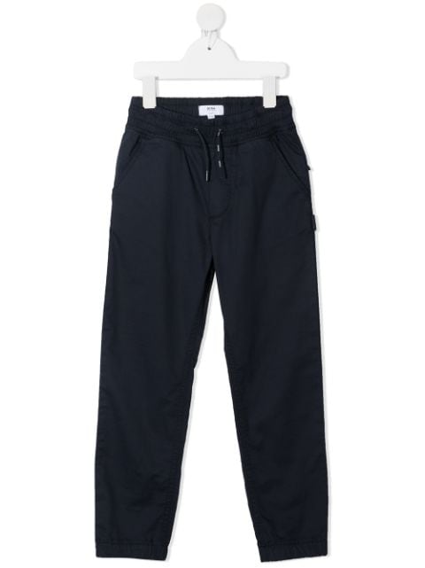 elasticated drawstring trousers