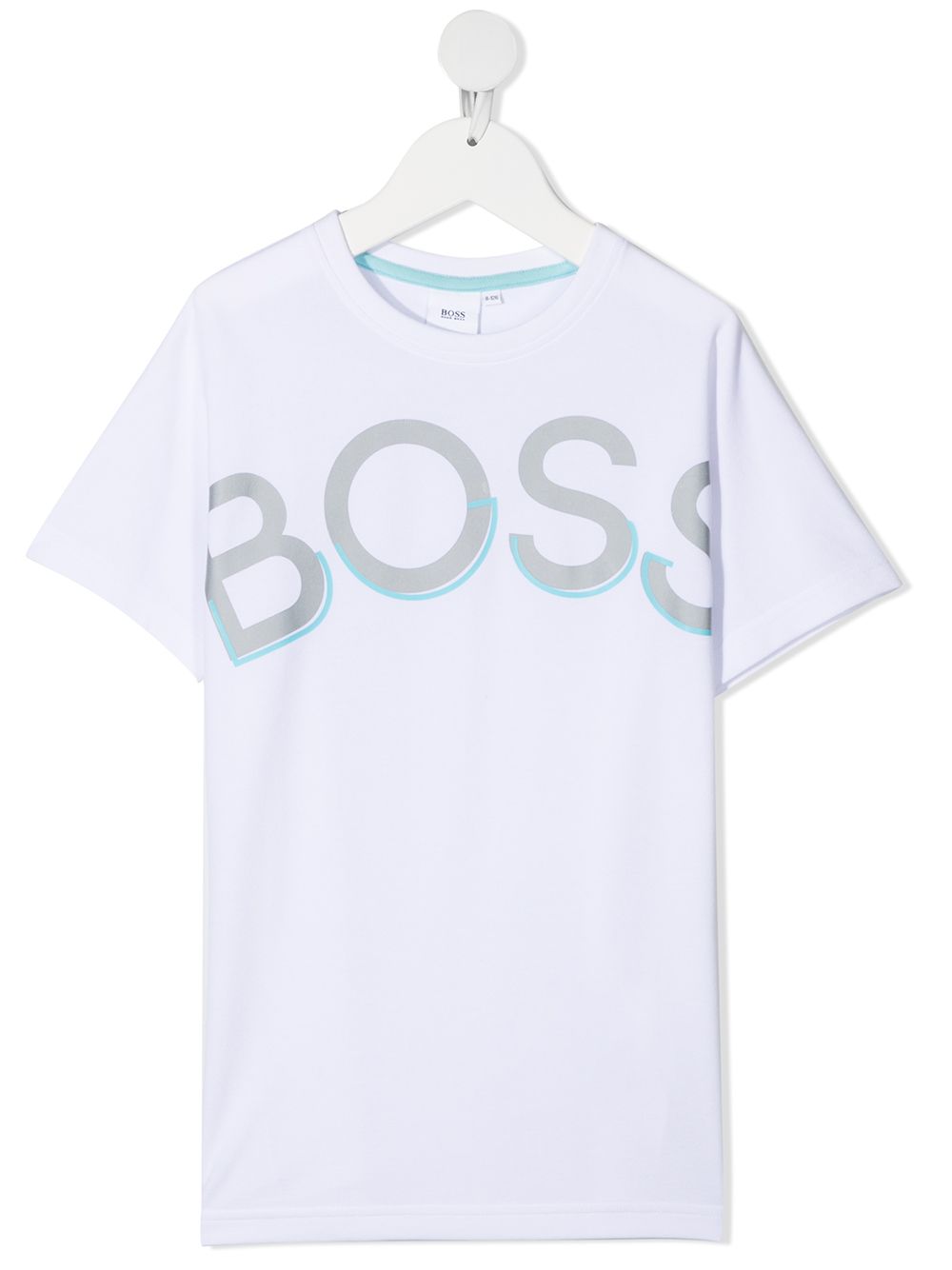 

BOSS Kidswear playera con logo estampado - Blanco