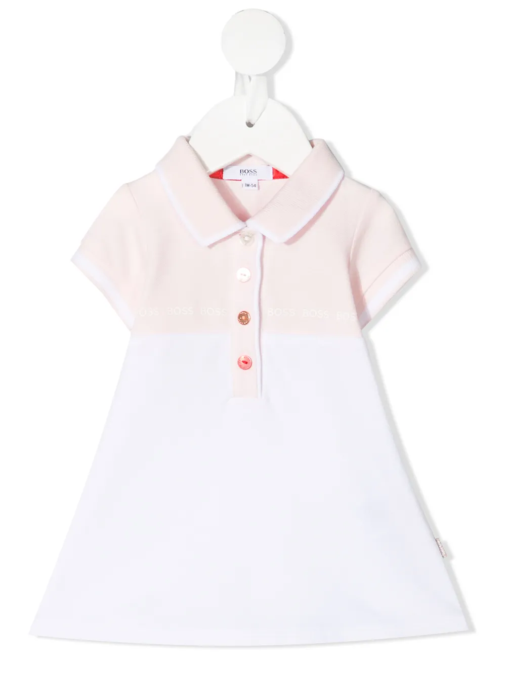 фото Boss kidswear платье поло с короткими рукавами