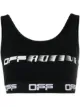Bild 1 von Off-White Sport-BH mit Logo-Print