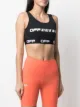 Off-White Sport-BH mit Logo-Print