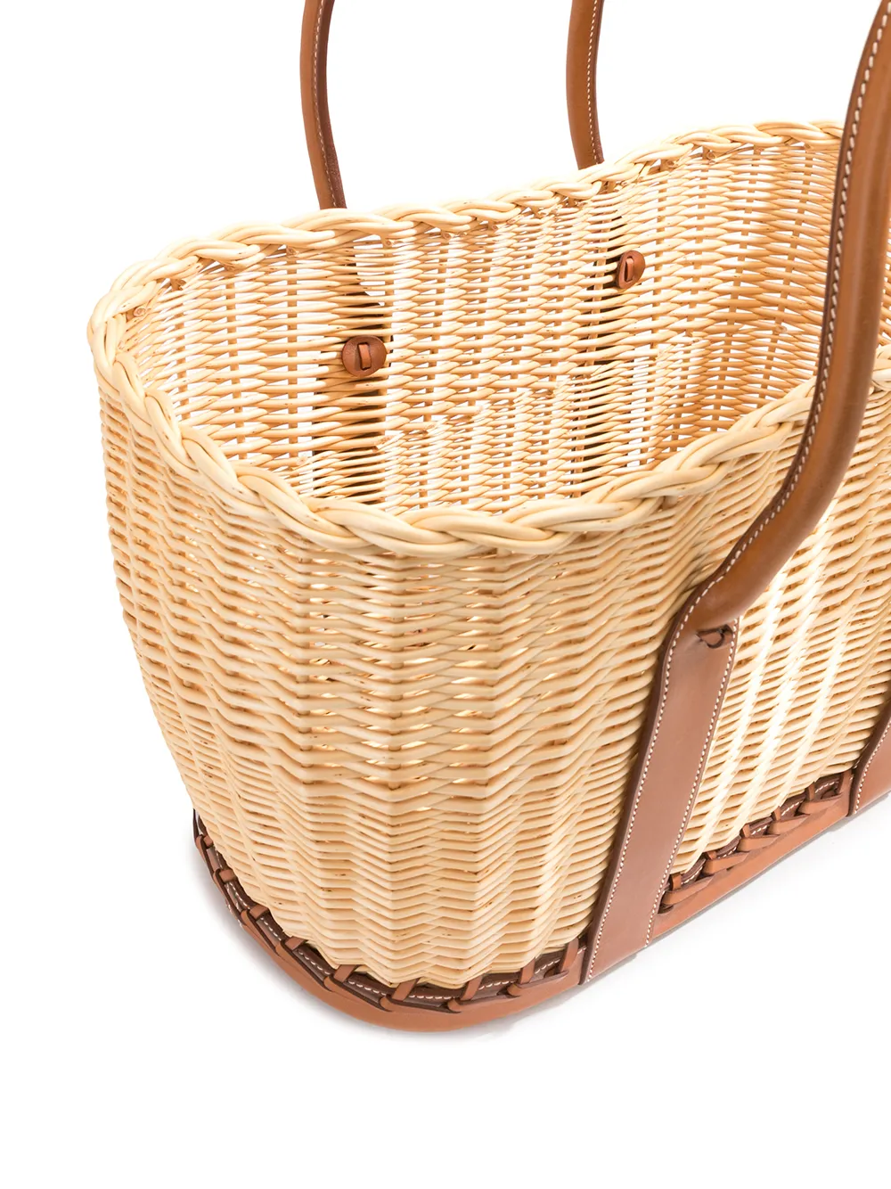 фото Hermès сумка-тоут garden picnic basket pre-owned