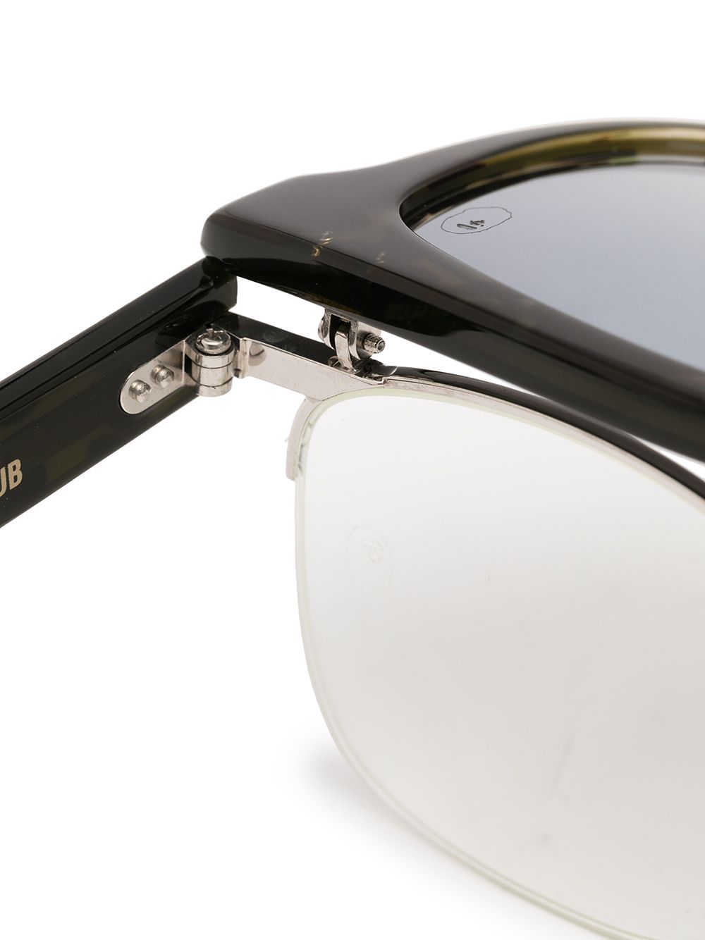 A BATHING APE® Tinted Flip Sunglasses - Farfetch