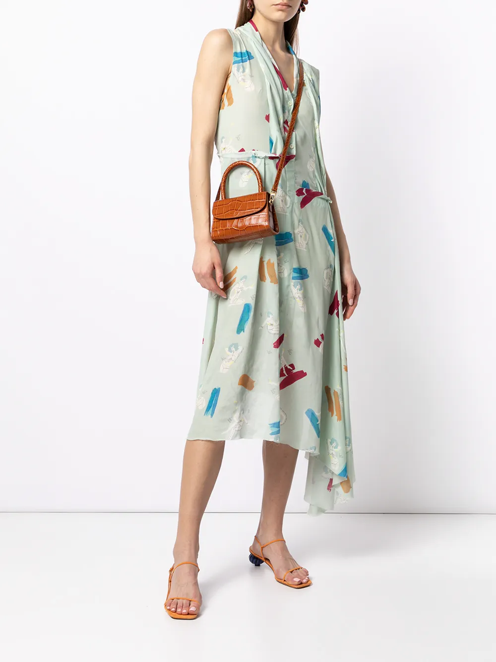 Jejia Asymmetrische blousejurk - Veelkleurig