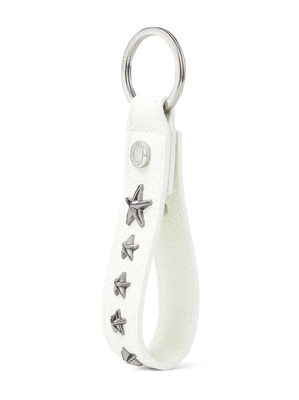 Jimmy Choo Silver Keychain