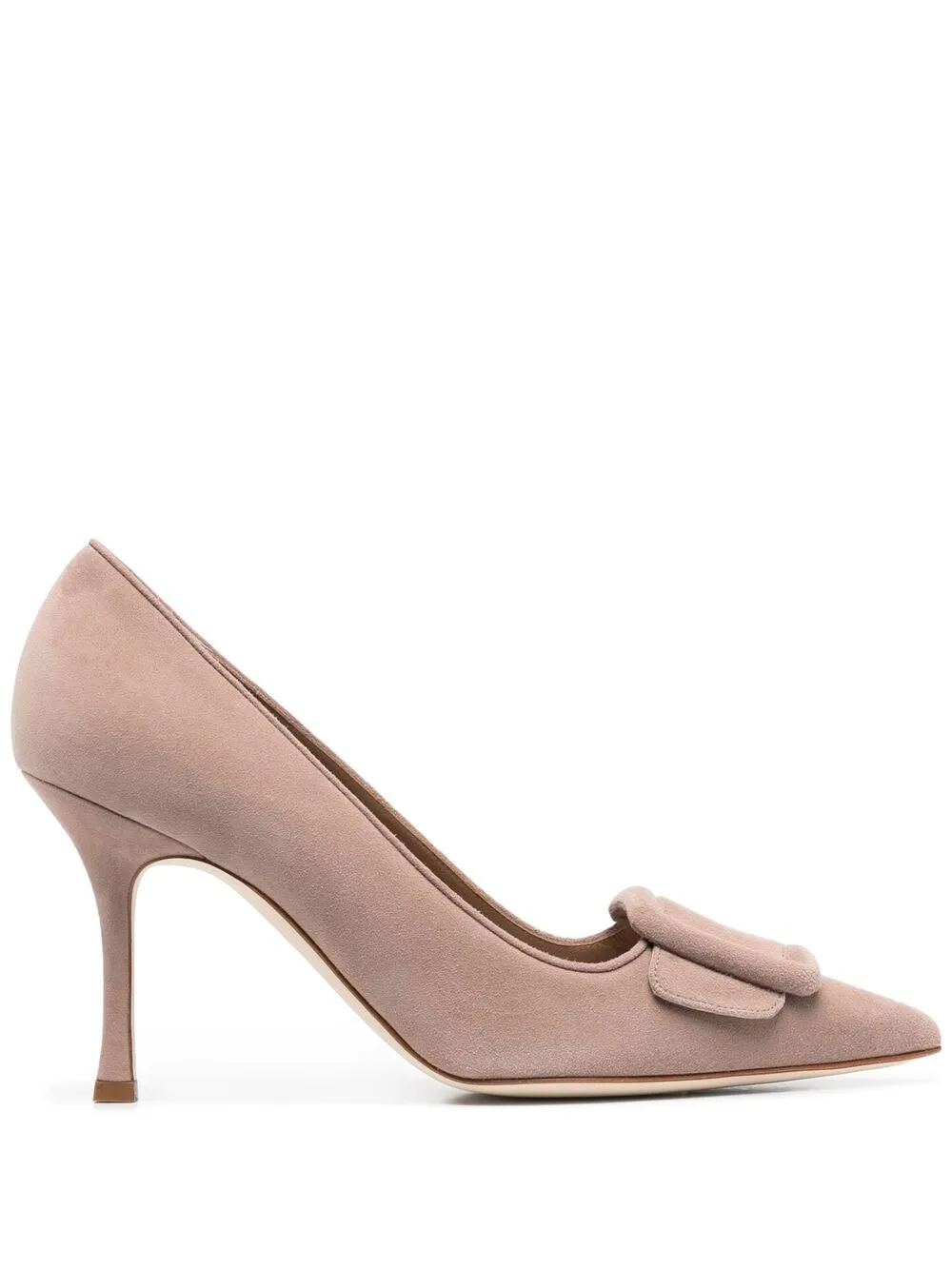 Manolo Blahnik Maysale pointed pumps | Neutrals | Image 1