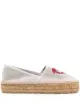 Image 1 of Love Moschino embellished logo espadrilled