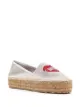 Image 2 of Love Moschino embellished logo espadrilled