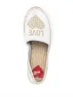Love Moschino Stud embellished Love espadrilles