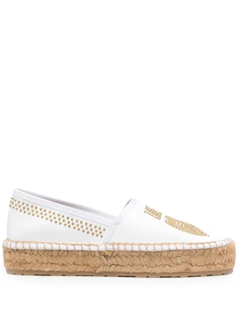 Love Moschino JA10243G07 Black - Fast delivery | Spartoo Europe ! - Shoes  Espadrilles Women 108,00 €