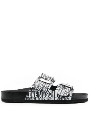 love moschino slide sandals