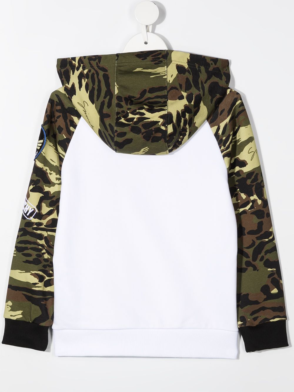 Shop Givenchy Camouflage-print Pullover Hoodie In White