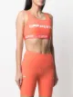 Off-White logo-print sports bra