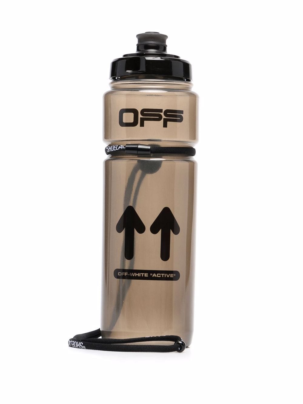 Off-white Logo-print Water Bottle In Grey