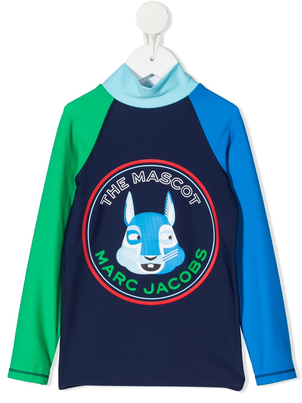 The Marc Jacobs Kids' Colour Block Sun Shirt In Blue
