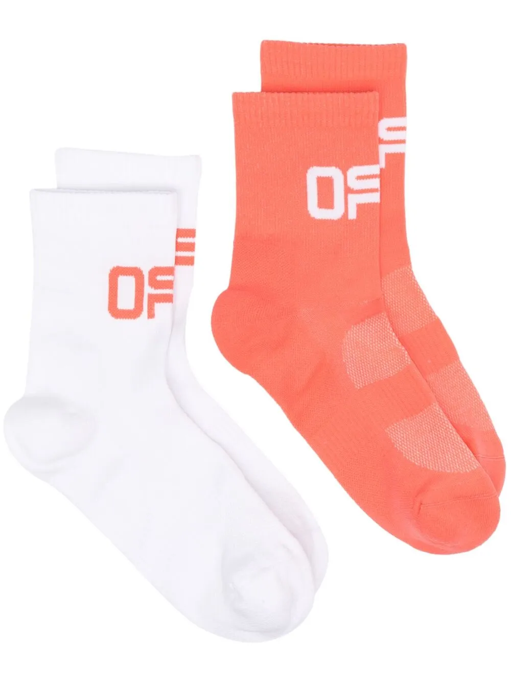 off white ankle socks