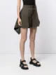 sacai asymmetric-hem shorts