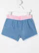 Image 2 of Billieblush logo-band denim shorts