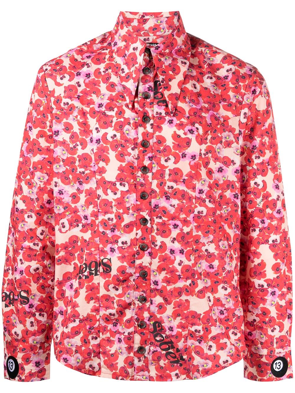 DUOltd Floral button-down Shirt - Farfetch