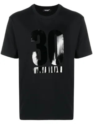 Raf Simons graphic-print T-shirt | Black | FARFETCH
