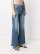 MOTHER wide-leg washed jeans