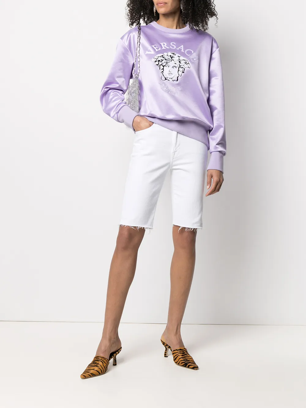 фото Versace collection толстовка с декором medusa
