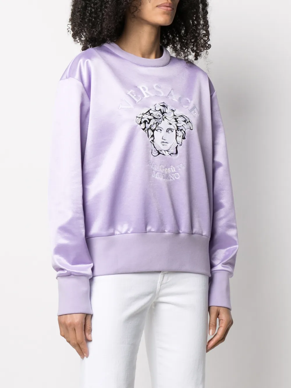 фото Versace collection толстовка с декором medusa
