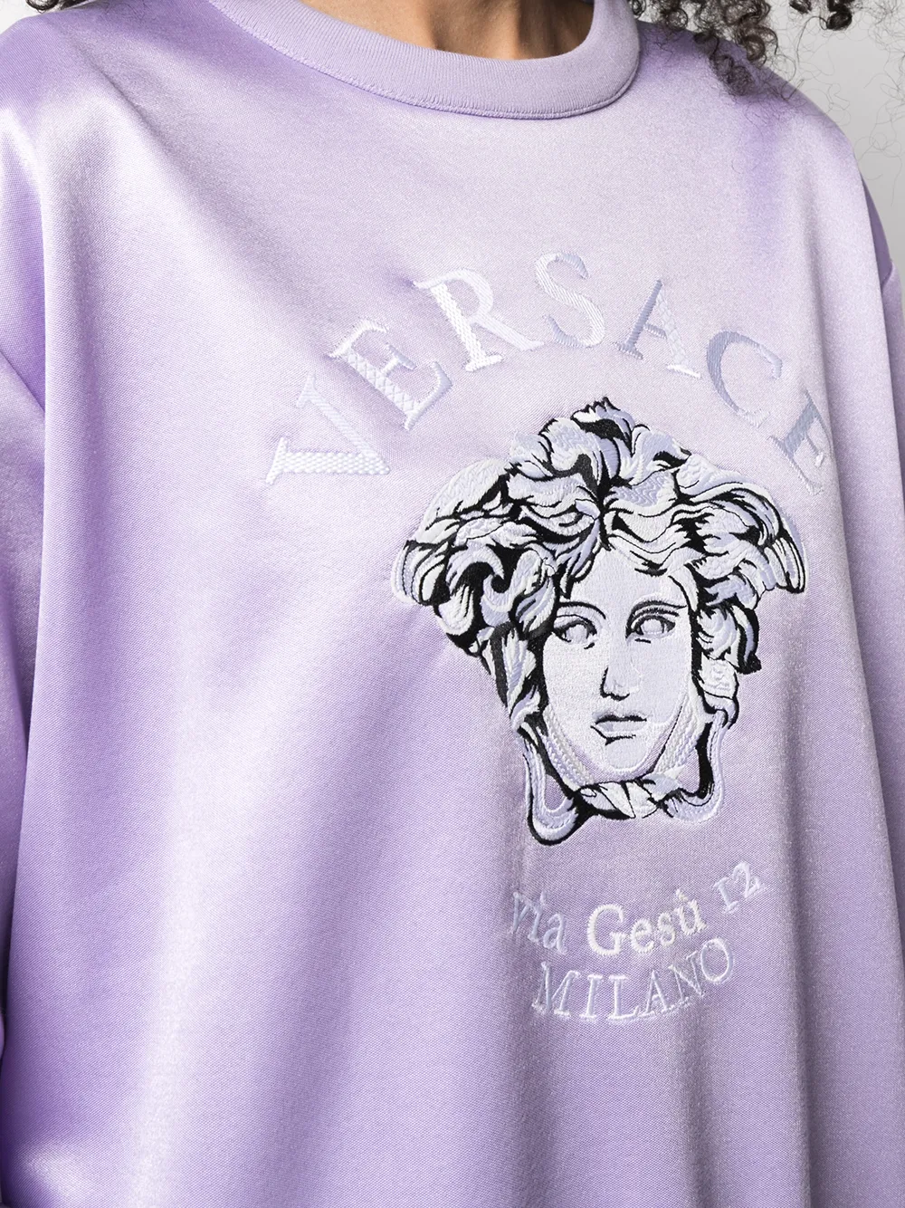 фото Versace collection толстовка с декором medusa