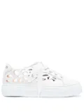 AGL Mandi laser-cut sneaker - White