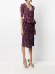 DVF Diane von Furstenberg Angela mesh wrap blouse