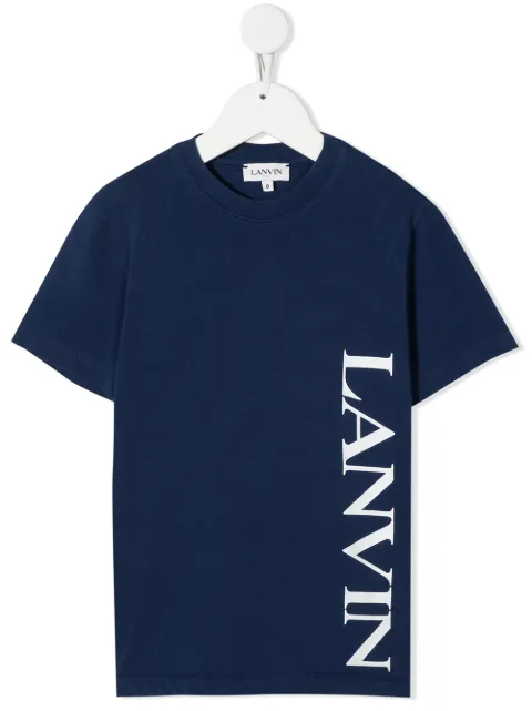 Lanvin Enfant logo-print cotton t-shirt