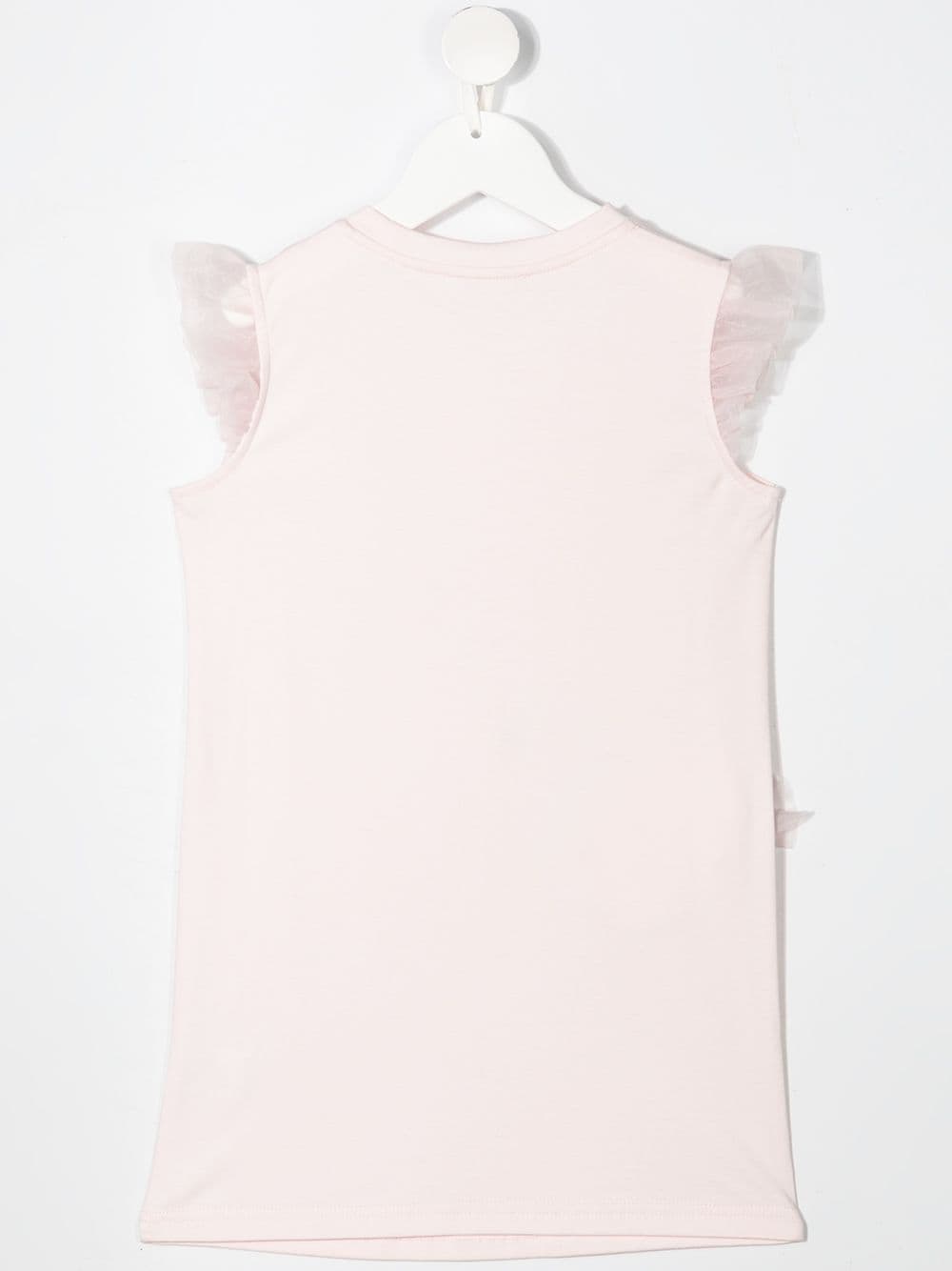 Shop Charabia Tulle Applique Dress In Pink