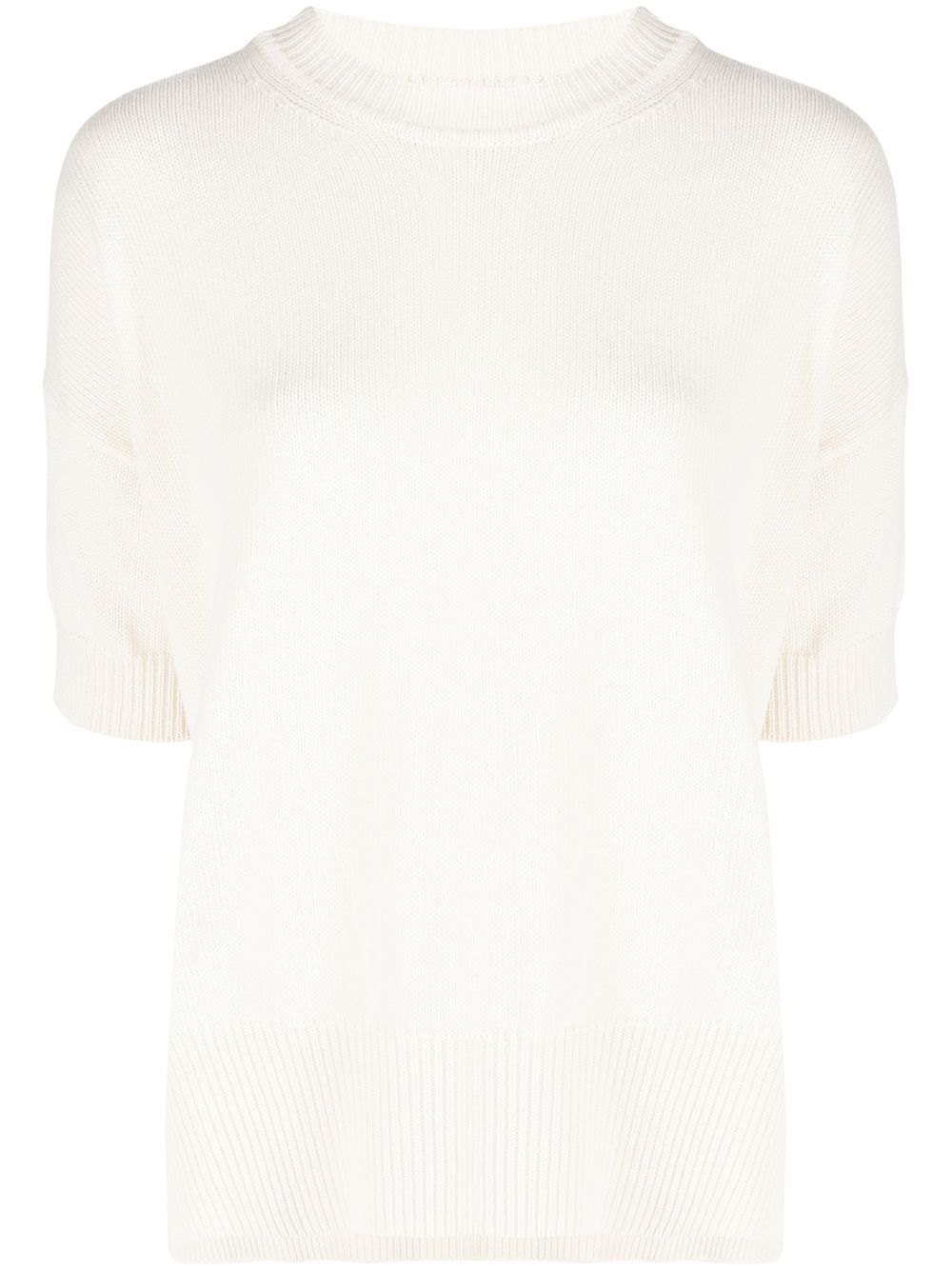 

Jil Sander knitted cashmere top - White