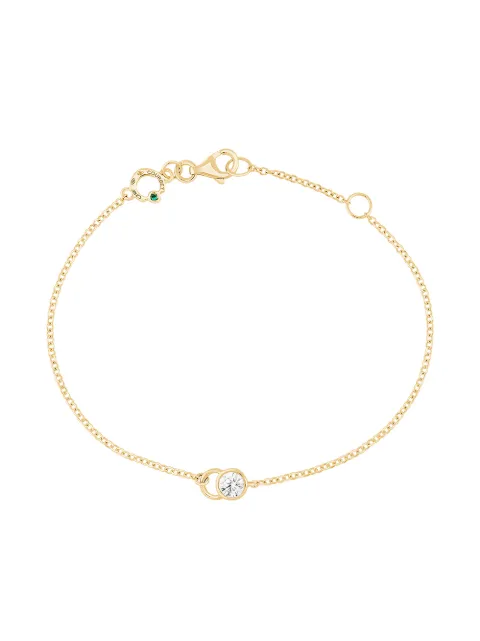 Courbet 18kt recycled yellow gold laboratory-grown diamond CO chain bracelet