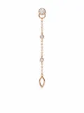 Courbet 18kt recycled rose gold CO mono laboratory-grown diamond hanging earring - Pink