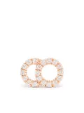 Courbet 18kt recycled rose gold Celeste small laboratory-grown diamond pavé mono stud earring - Pink