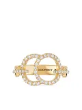 Courbet 18kt recycled yellow gold CELESTE laboratory-grown diamond pavé ring