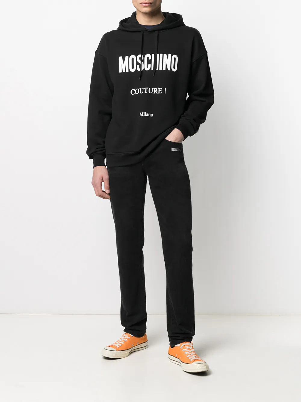 фото Moschino худи с логотипом