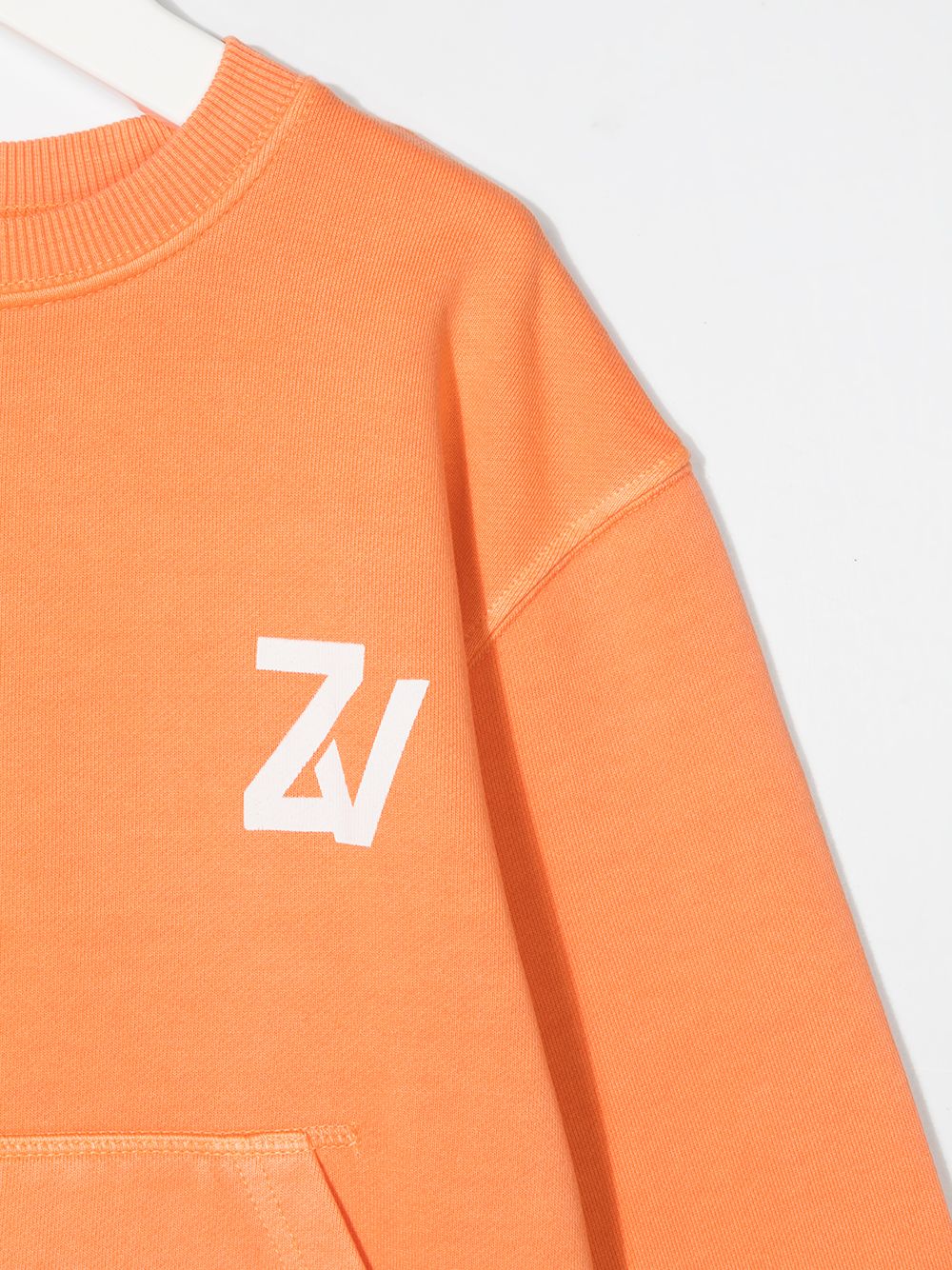 Shop Zadig & Voltaire Graphic-print Sweatshirt In Orange