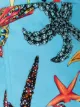 Versace shell-print swim shorts