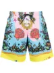 Image 1 of Versace Trésor de la Mer-print swim shorts