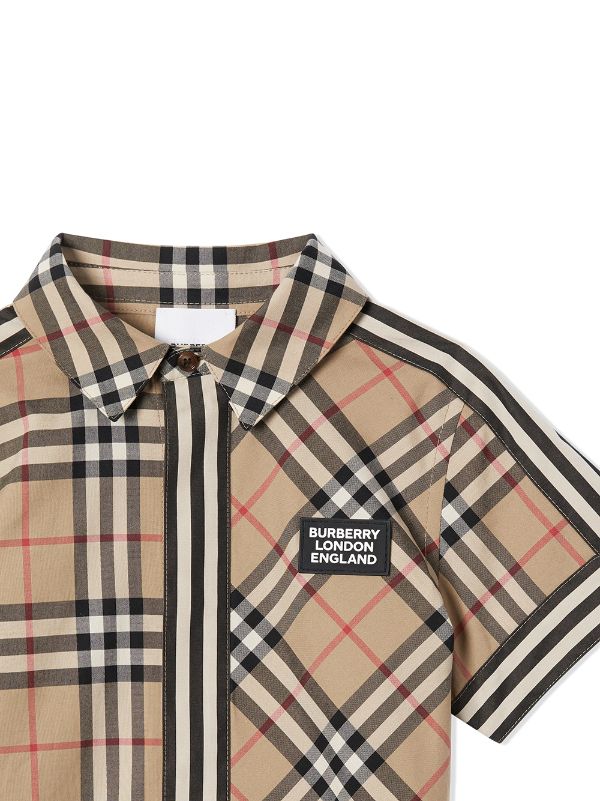 Burberry Kids vintage check shirt - FARFETCH