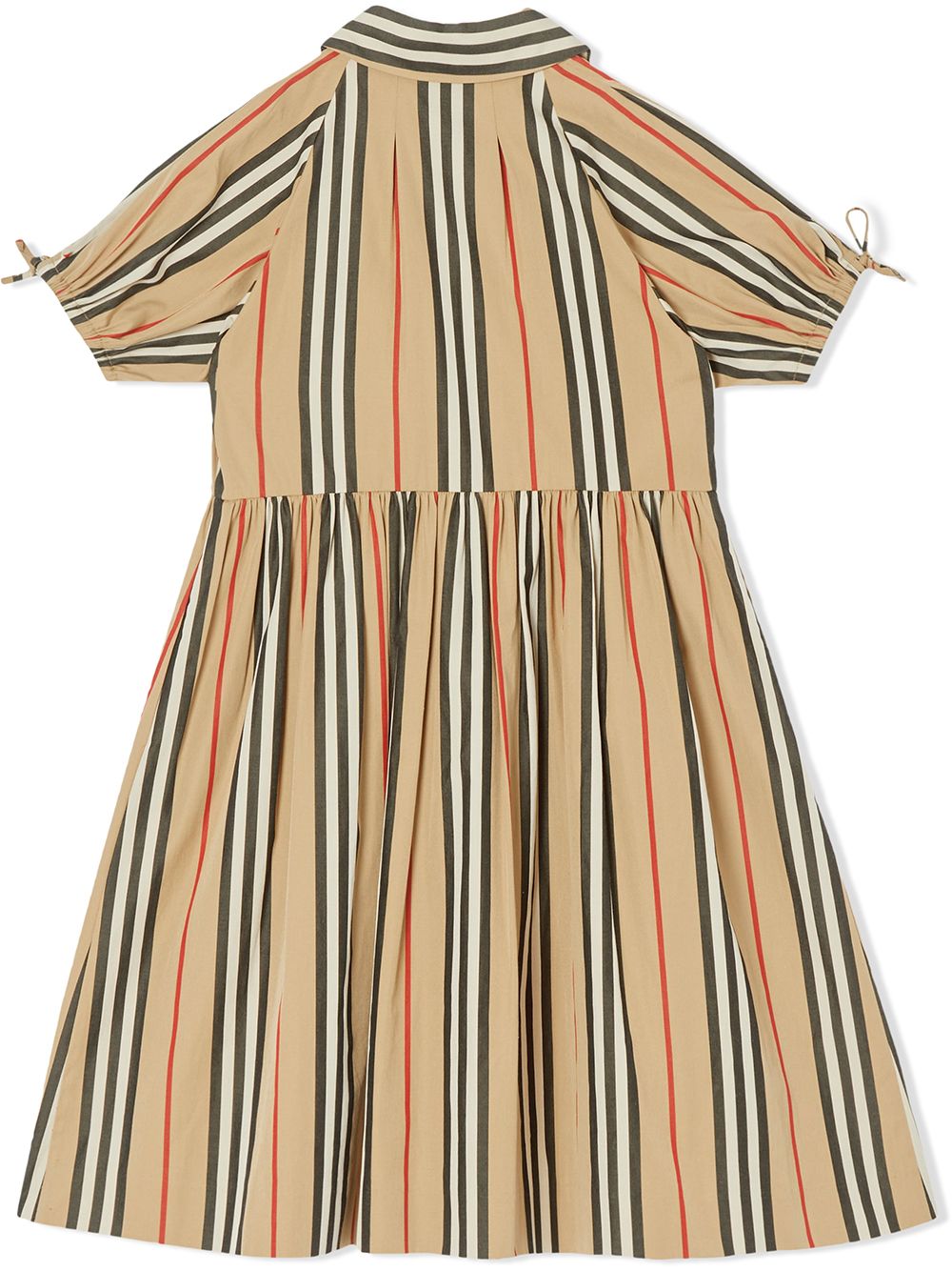 фото Burberry kids поплиновое платье в полоску icon stripe