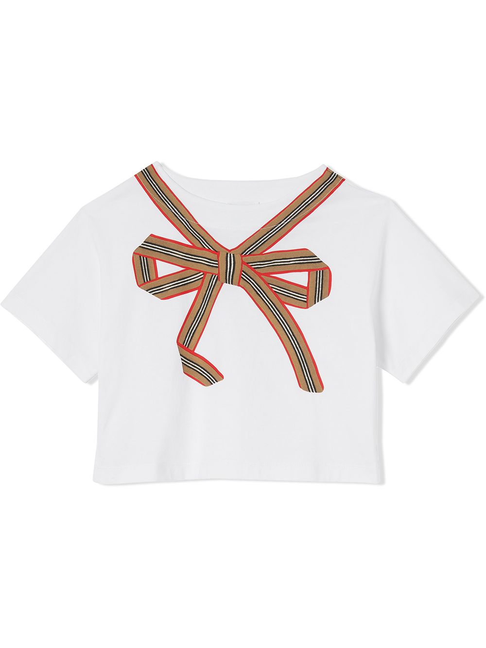 фото Burberry kids футболка с отделкой icon stripe