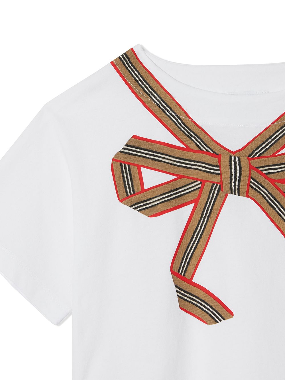 фото Burberry kids футболка с отделкой icon stripe