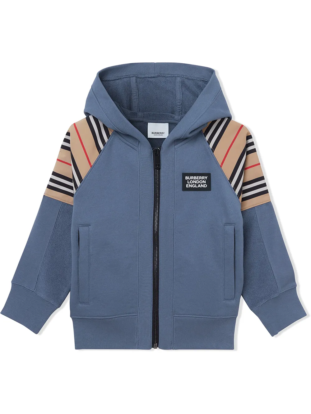 фото Burberry kids худи со вставкой icon stripe