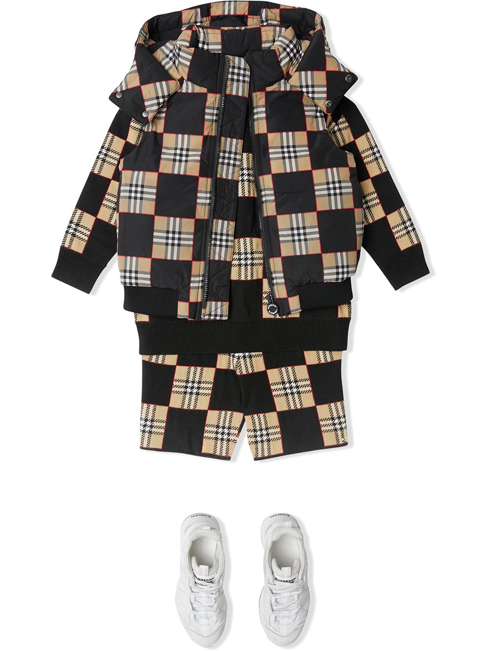 фото Burberry kids куртка-пуховик