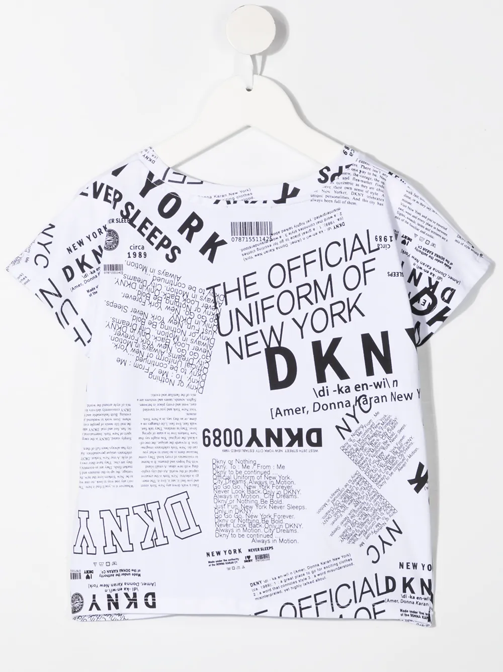 фото Dkny kids футболка с логотипом