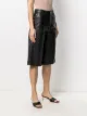 Manokhi high-waist leather culottes